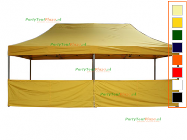 halve zijwand Easy Up 6 m