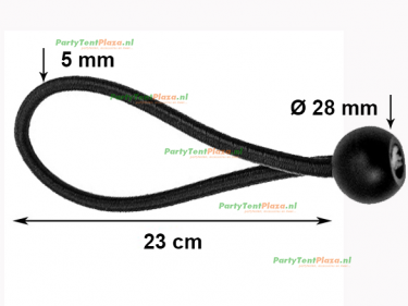 elastiek met balletje