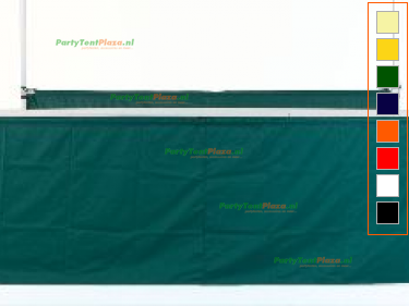 halve zijwand Easy Up 3 m