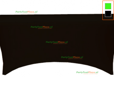 buffettafelrok stretch incl. topcover