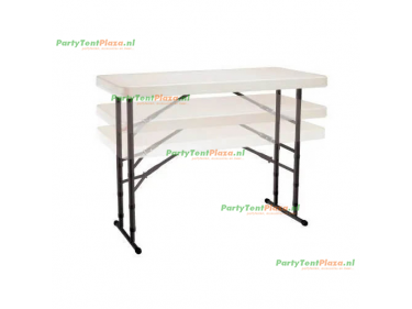 buffettafel Heavy Duty 122 cm - hoogte verstelbaar
