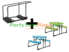combi trolley Lifetime multifunctioneel + 9x kinder picnic tafel