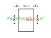 restpaneel 100 cm x 160 cm PVC wit