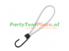 spanelastiek met staalhaak 18 cm WIT