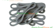 Dertig speelgoed Zakje Tentring / tent-elastiek rubber 8 cm | PartytentPlaza