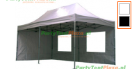 Easy Up 6 x 3 Diamond PVC brandvertragend <br>inclusief zijwanden