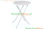 statafel rond 85 cm wit