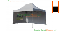 Easy Up 4,5&nbsp;x&nbsp;3 - Platinum PVC brandvertragend <br>inclusief&nbsp;zijwanden