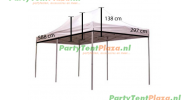 Geschatte anker Specialist Dak Easy Up Platinum PVC 6 x 3 | PartytentPlaza