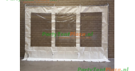 het beleid Uitleg Badkamer Partytent zijwanden in de maat 4 x 3 m | Partytent Plaza