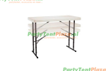 buffettafel Heavy Duty 122 cm - hoogte verstelbaar